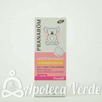 Pranarom PranaBB Aceite Masaje Almendras Dulces Bio