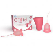 Enna Cycle Copa Menstrual Talla S 2uds + Esterilizador