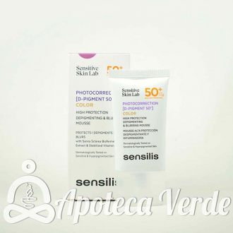 Sensilis Photocorrection D-Pigment 50+ Color Mousse Despigmentante Difuminadora