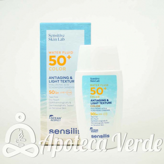 Sensilis Fotoprotector Water Fluid Antiedad Color SPF50