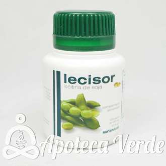 Lecisor Aceite de lecitina de soja de Soria Natural 125 perlas