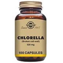 Solgar Chlorella Pared Celular Rota 100cap