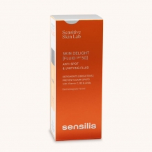Fluido antimanchas y uniformizante Skin Delight SPF50 de Sensilis 50 ml