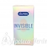 Preservativos Invisible Extra Sensitivo de Durex 12 unidades