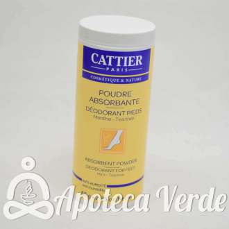 Polvos Absorbentes Desodorante para pies de Cattier 65g