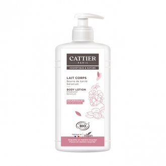 Leche Corporal Nutritiva Geranio y Manteca de Karité de Cattier 500 ml