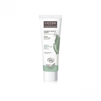 Mascarilla de arcilla verde y menta de Cattier 100ml