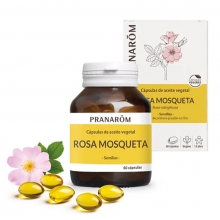 Cápsulas Rosa de Mosqueta Pranacaps de Pranarom 60 cápsulas