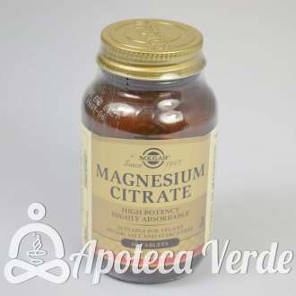 Citrato de Magnesio de Solgar 60 comprimidos