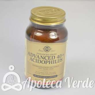 40+ Acidophilus Avanzado de Solgar 60 cápsulas vegetales