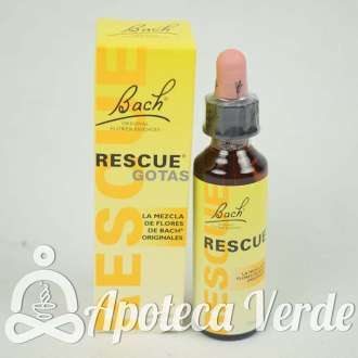  Gotas Rescue Remedy Flores de Bach Originales Remedio de Rescate 20ml