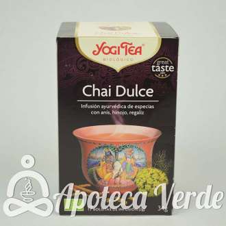 Infusión Bio Chai Dulce Yogi Tea 17 bolsitas