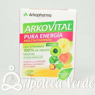 Arkovital Multivitaminico Pura Energía de Arkopharma 30 comprimidos