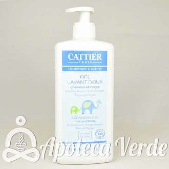 Gel de baño ultrasuave cuerpo y pelo de Cattier 500ml