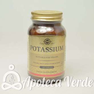 Potasio (Gluconato) Comprimidos de Solgar 100 comprimidos