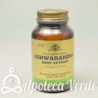 Ashwagandha de Solgar 60 cápsulas vegetales