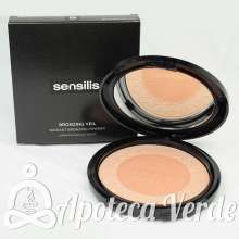 Polvo compacto bronceador e iluminador Bronzing Veil 01 Bronze Naturel de Sensilis 20g