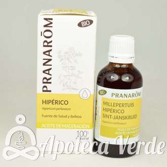 Aceite vegetal Bio de Hiperico de Pranarom 50ml