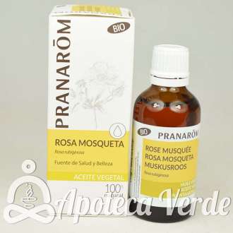 Aceite vegetal de Rosa de Mosqueta Bio de Pranarom 50ml