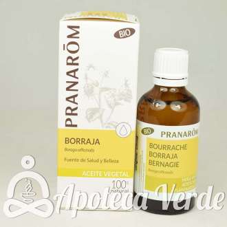 Aceite vegetal de Borraja Bio de Pranarom 50ml
