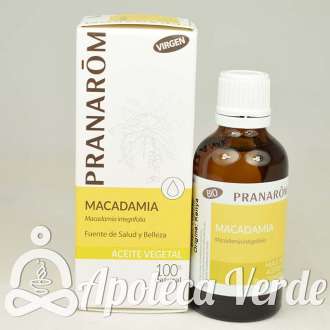 Aceite vegetal de Macadamia Bio de Pranarom 50ml