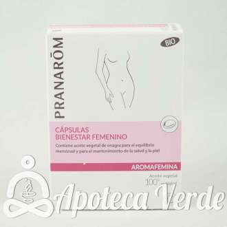Pranarom Aromafemina Cápsulas Bienestar Femenino Onagra Bio