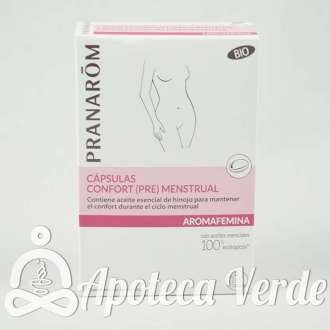 Pranarom Aromafemina Cápsulas Confort Pre Menstrual Bio