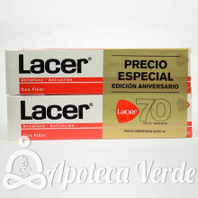 Lacer Pasta Dental con Flúor 2x125ml