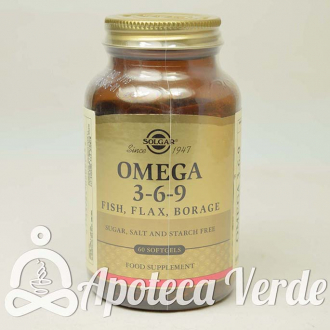 Omega 3-6-9 de Solgar 60 cápsulas blandas