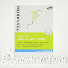 Pranarom Allergoforce Cápsulas Confort Ojos Nariz Bio