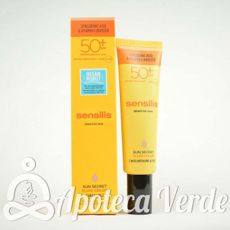 Sensilis Sun Secret Tratamiento Facial Antiedad Fluido Color SPF50