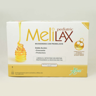 Melilax Pediatric de Aboca 6 microenemas