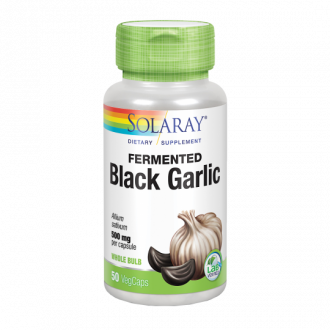 Solaray Black Garlic Bulb Ajo Negro 500Mg 50 cap