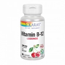 Solaray Vitamina B12 Acido Folico 1000Mcg 90 comp