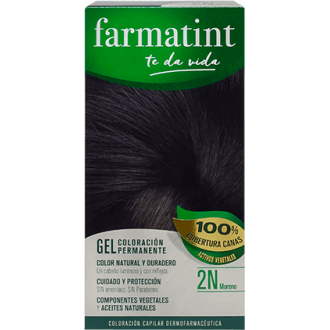 Farmatint Gel Coloración permanente 2N Moreno 135ml